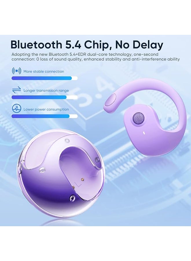 Ai Language Translator Earbuds, Real Time Translating Open Ear Earbuds, BT 5.4 Wireless Sport Headphones
