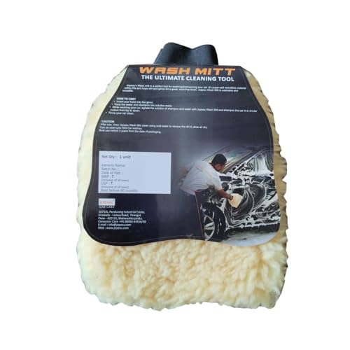 JOPASU Microfiber Wash Mitt for Car Cleaning – Ultra Soft, Scratch-Free, Super Absorbent, Lint-Free, Reusable Glove for Auto Detailing & Home Use - Image 3