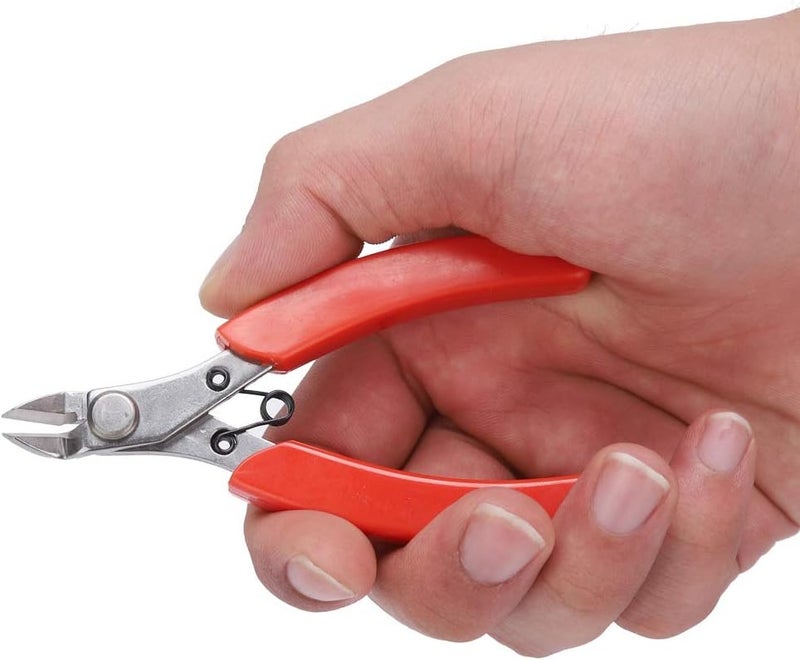 Flush Cutters, Wire Cutters Multifunctional Mini Steel Electronic Diagonal Pliers, Side Cutters for Electronics Cables Cutting Needs (S) - Image 5