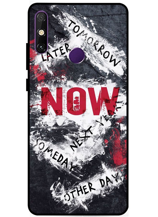 EYE CATCH Protective Case Cover For Huawei Enjoy 20E Now Tomorrow Later  Multicolor  - Image 1