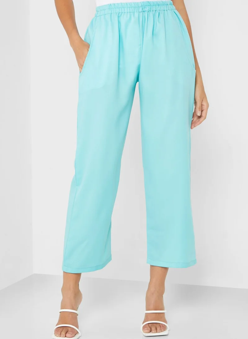 Moistreet Puff Sleeve Coat & Pants Set