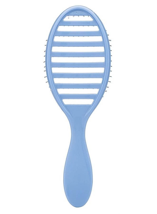 Wet Brush فرشاة شعر سريعة التجفيف - روح حرة، سماء - تصميم مهوى وشعيرات HeatFlex فائقة النعومة آمنة للتجفيف بالهواء مع مقبض مريح يدير التشابك والشعر غير القابل للتحكم - بدون ألم - Image 1