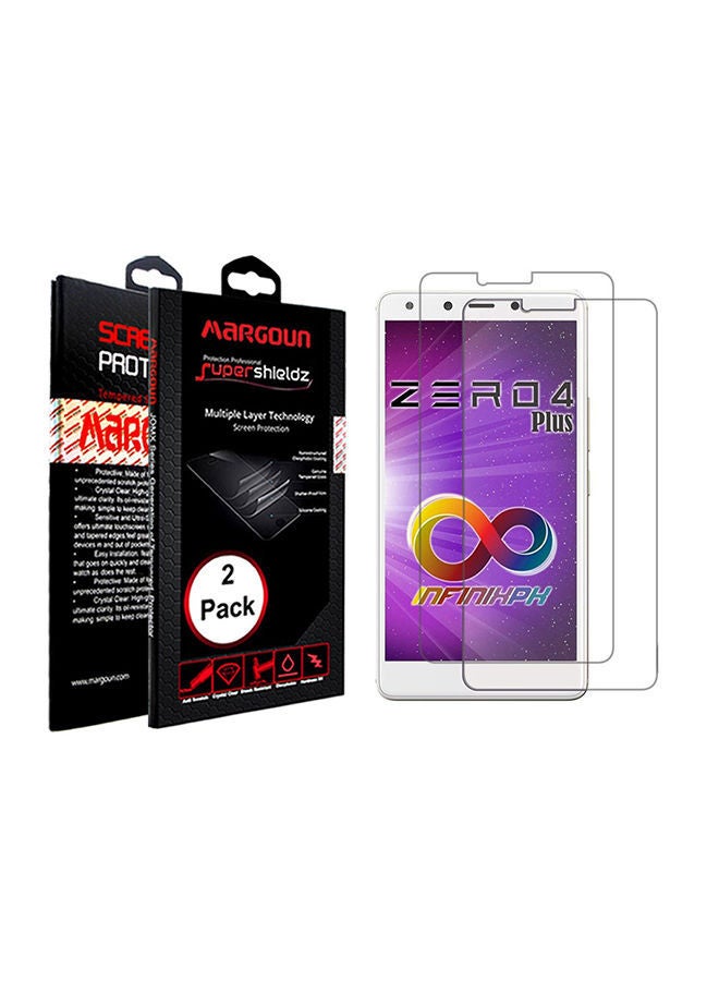 NIBEMINENT Pack Of 2 Tempered Glass Screen Protector For Infinix Zero 4 Plus X602 5.9inch Clear