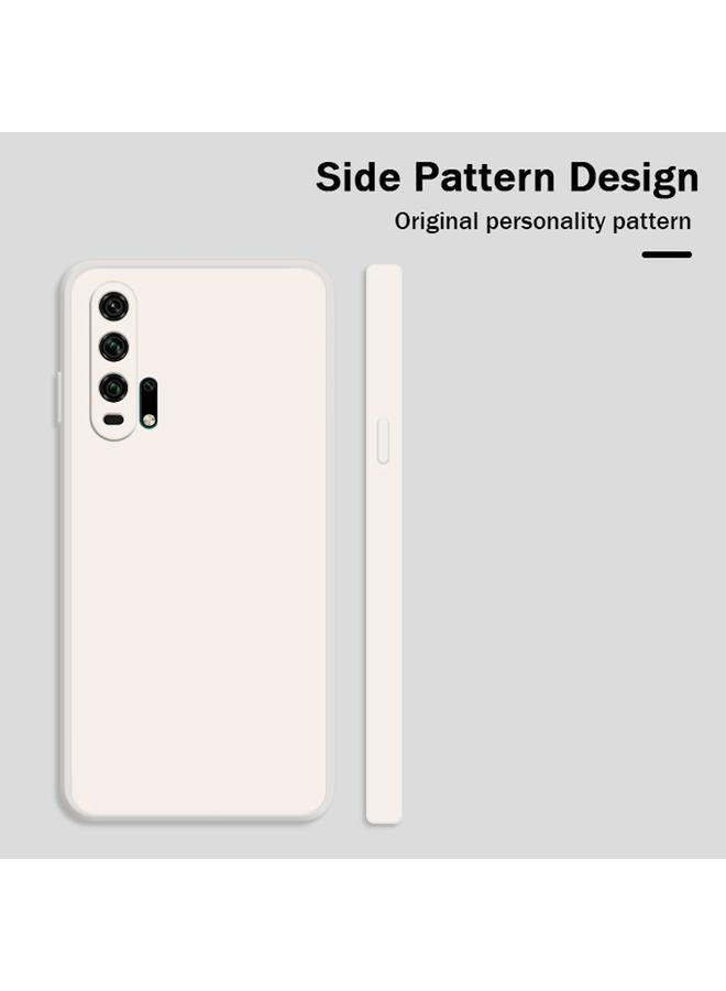 زبون جراب لهاتف Honor 20 Pro بلون سادة من السيليكون السائل المقلد مع حافة مستقيمة وغطاء حماية كامل مقاوم للسقوط - Image 2