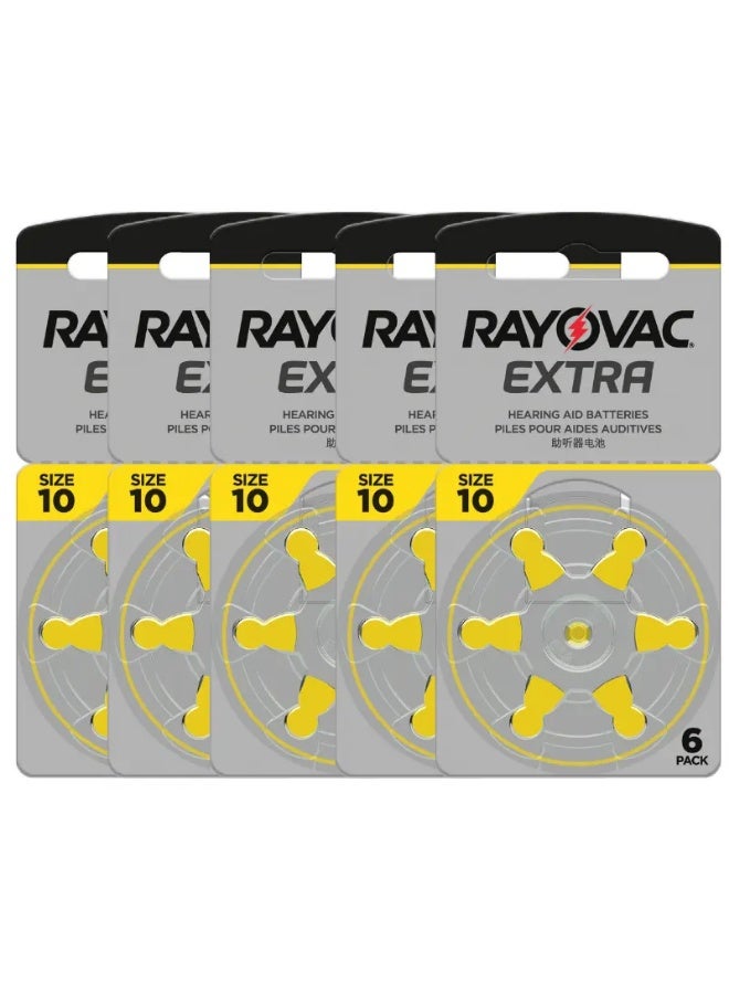 Rayovac 30-Pieces Rayovac Extra (Size 10) Hearing Aid Batteries Zinc-Air 0% Mercury - Image 2