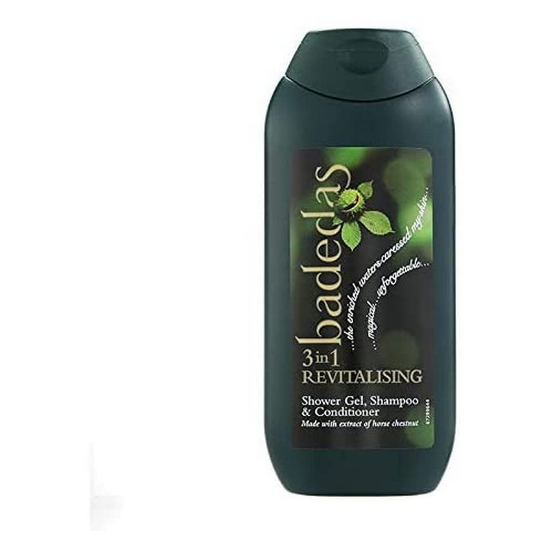 Badedas 3in1 Revitalising Shower Gel, Shampoo & Condtioner 6x200ml - Image 2