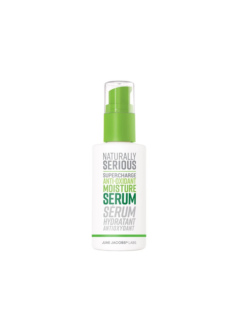 NATURALLY SERIOUS - Naturally Serious | Supercharge Anti-Oxidant Moisture Serum, Hydrating Serum With Hyaluronic Acid, Face Serum For Dry Skin, Vegan Skincare, Cruelty-Free Skincare - Image 1