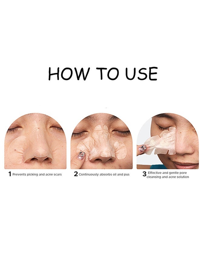 جي دي 364 قطعة من رقعة حب الشباب، 6 أحجام من رقعة حب الشباب الغروانية المائية المتنوعة، للخدود والجبهة والذقن والأنف - Image 5