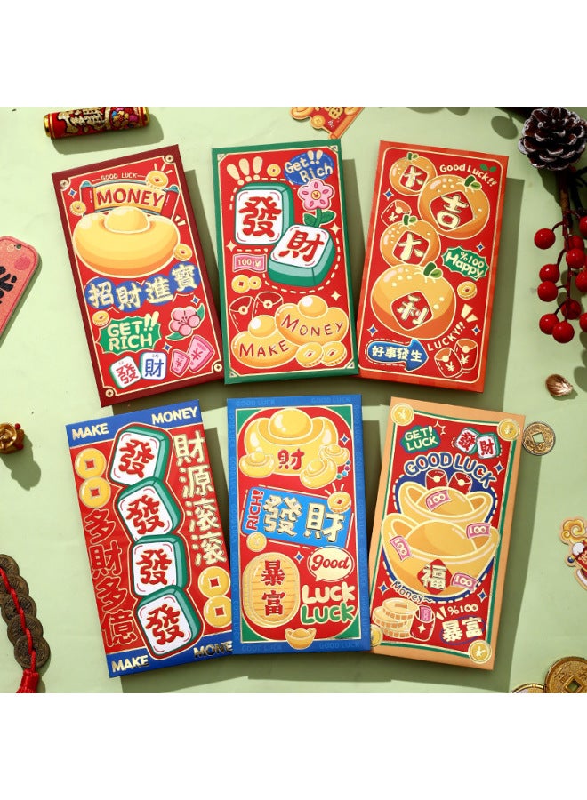 YS New Year's Day Is A Small Size Creative Red Envelope Spring Festival Snake Year Cartoon New Year's Money Red Envelope Bag Manufacturers - Image 1