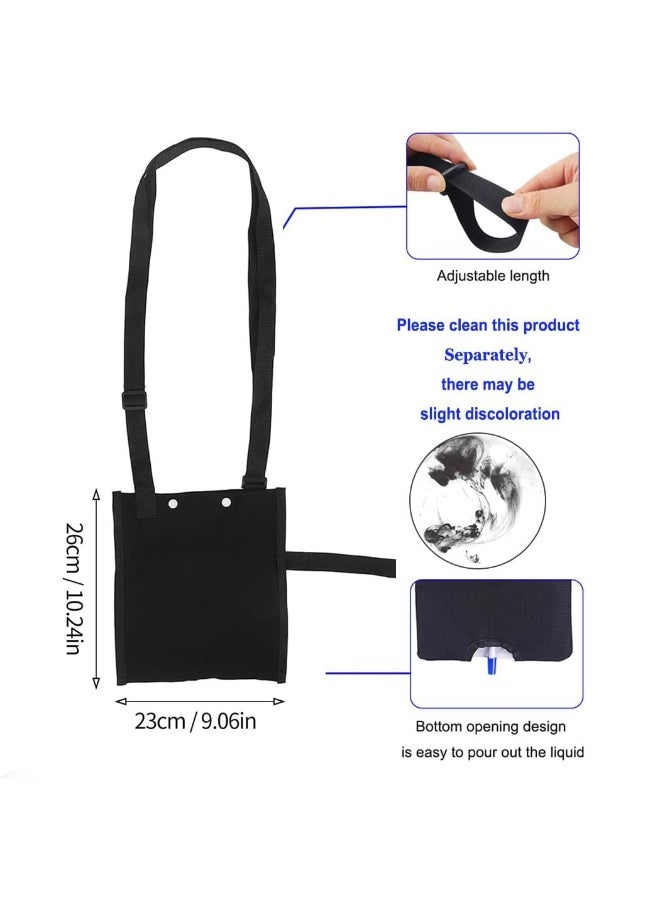رحام Foley Catheter Urine Bag Cover with Interior Securing Clasp Quick Release Buckle Urine Drainage Bag Holder for Daily Use Home Care - Image 2
