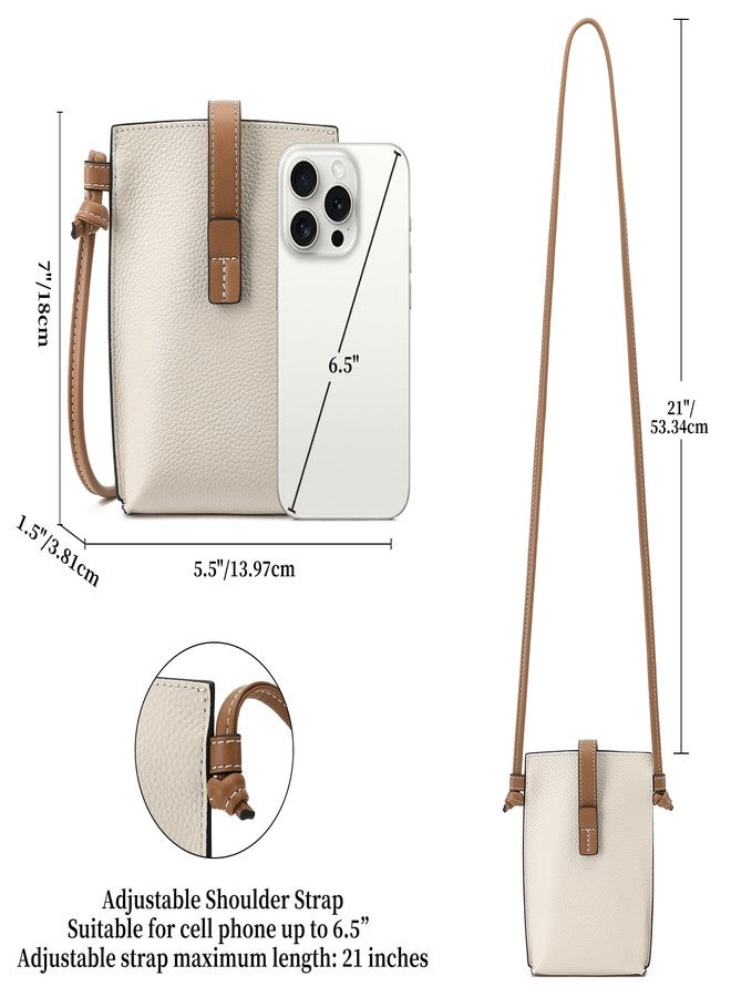 SENDEFN Leather Small Crossbody Bags for Women Phone Purse Minimalism Cell Phone Bag with Card Slot - Image 4