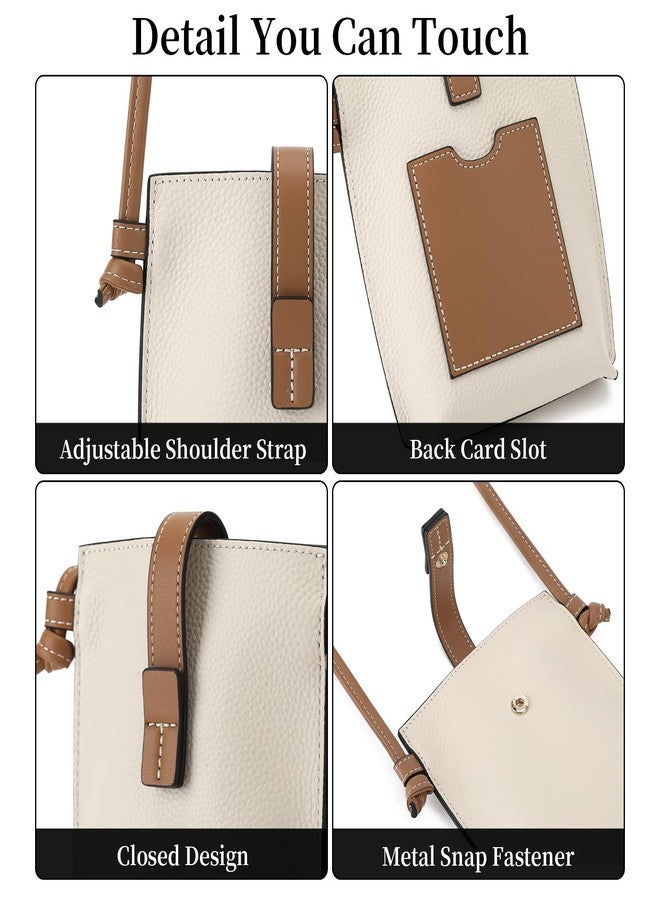SENDEFN Leather Small Crossbody Bags for Women Phone Purse Minimalism Cell Phone Bag with Card Slot - Image 5