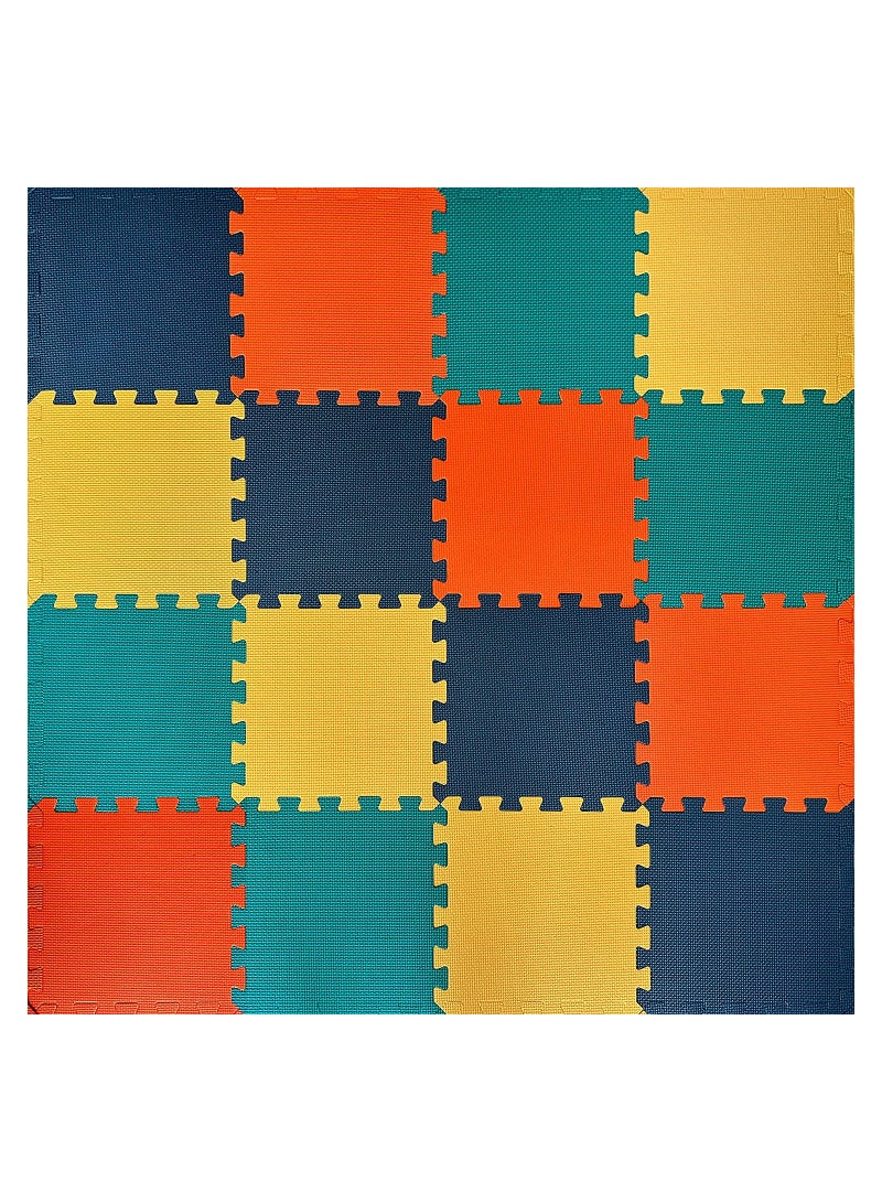 Cool Baby COOLBABY Soft Non-Toxic Baby Play Mat , Toddler Playmat , Colorful Jigsaw Puzzle PlayMat | (16PCS) - Image 1