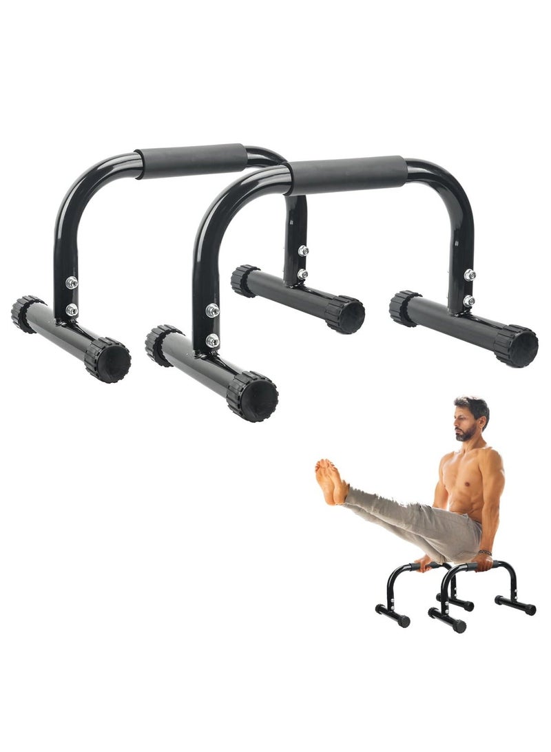 WALALLA Parallettes Bars Push Up Bars Strength Training For Handstands, Full Planche Dips, Calisthenic, Push Up Stands Handle for Floor Workouts Calisthenics Equipment - Image 1