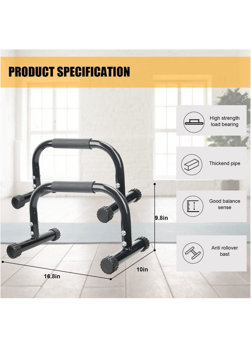 WALALLA Parallettes Bars Push Up Bars Strength Training For Handstands, Full Planche Dips, Calisthenic, Push Up Stands Handle for Floor Workouts Calisthenics Equipment - Image 5