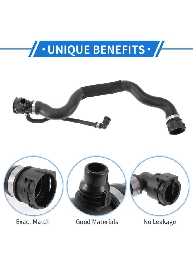 VekAuto 1 Pcs Radiator Hose for BMW X1 E84 2009-2015 Good Sealing Rubber Black Upper Coolant Water Hose - Image 4