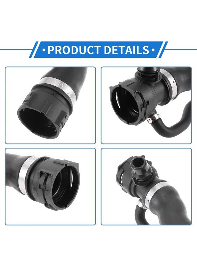 VekAuto 1 Pcs Radiator Hose for BMW X1 E84 2009-2015 Good Sealing Rubber Black Upper Coolant Water Hose - Image 5