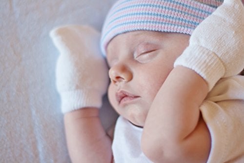 Nurses Choice Newborn Baby Girl No Scratch Cotton Mittens (Includes 3 Pairs White & 3 Pairs Pink Mittens) - Image 3