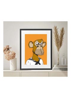 Bored Ape Yacht Club Poster With Frame 50x40 cm