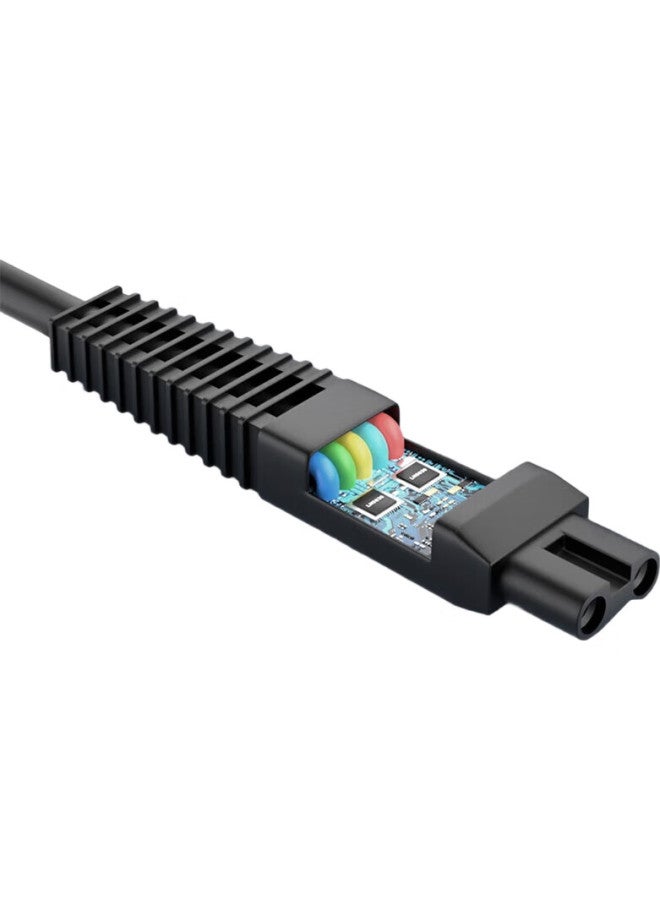 Masentek Compatible Charging Cable For Sid Super Shaver, Suitable For Rs7350/335/337/338/339/385/Sa647/972, Two-Prong Usb Universal Power Cord For Razor - Image 1
