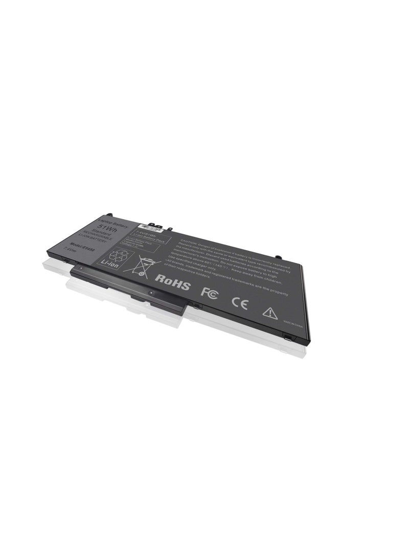 Terabyte E5250 Battery Compatible with Dell Latitude E5250 E5450 E5550 WYJC2 0WYJC2 CN-0WYJC2 Series - Image 3