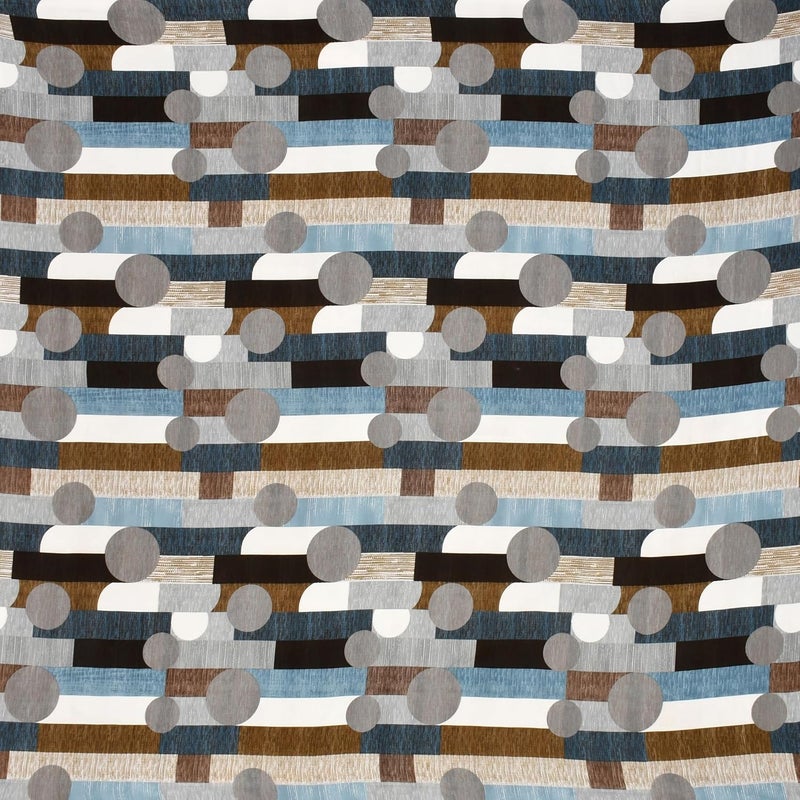 REALDREAM Flat Bedsheet King Size Bed Glace Cotton Super King Size Printed Flat Double Bedsheet with 2 Pillow Covers Super King Size Bedsheets 108 x 108 Inches CirclsMulti - Image 2