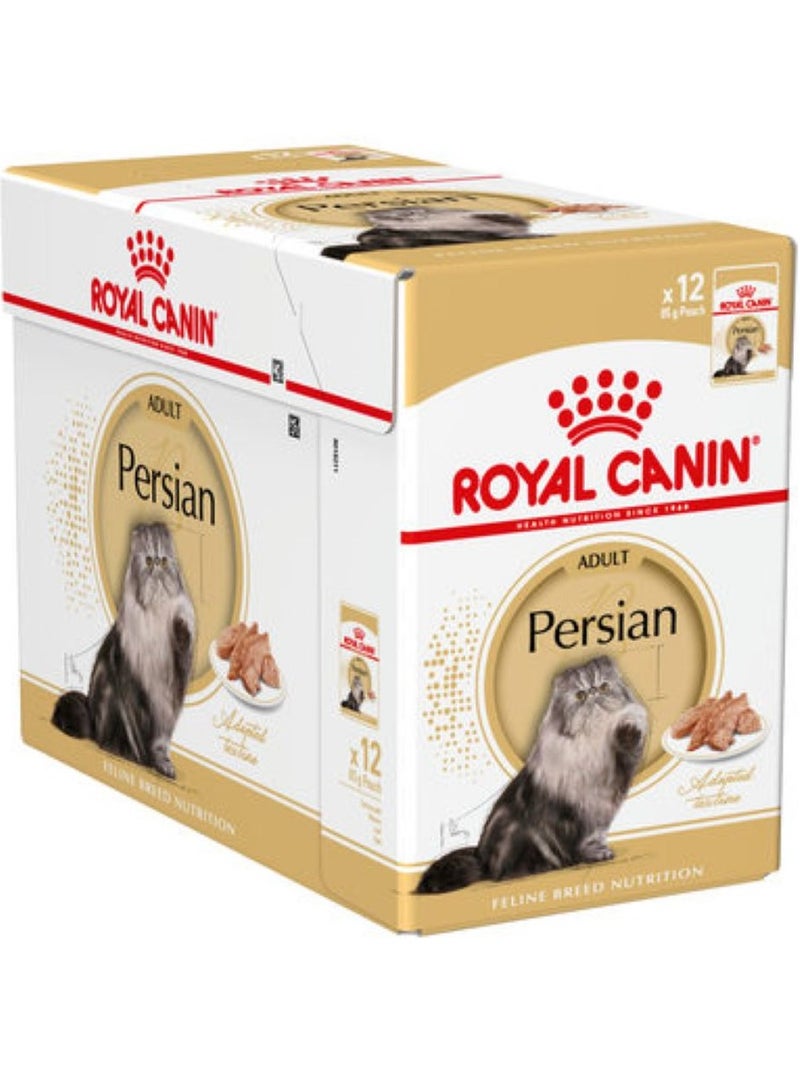 رويال كانين الفارسية الكبار القط أكياس الغذاء الرطب 12X85G