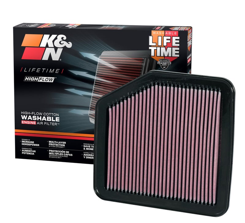 KN HighFlow Original Lifetime Engine Air Filter Increase Power Premium Washable Compatible with 20052015 LexusToyota GS350 GS430 IS220 IS250 IS300 IS350 Crown Rav4 332345