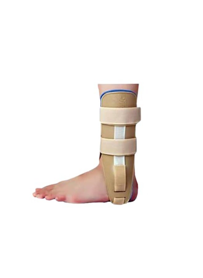 دعامة تثبيت الكاحل بالجل (مقاس موحد) – مثبت جانبي صلب مع بطانات جل مبردة – دعم طبي للالتواءات وإصابات الأربطة والتعافي من الإصابات - Image 1