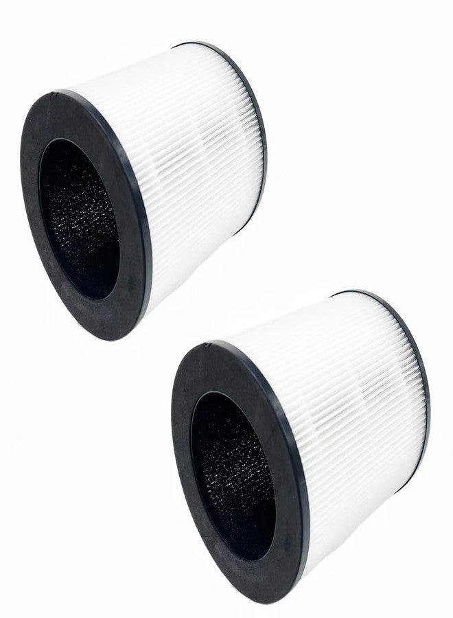 Slirceods C10 C8 Replacement Filter Compatible with Mooka C10,Hisense KJ120 For Azeus C8 for Roto Air Purifier APF-C9,H13 4-Stage Filtration High-efficiency Activated carbon Filter(2-Pack) - Image 1