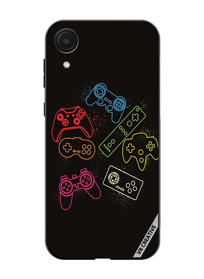 VR CREATIVE Protective Case Cover For Samsung Galaxy A03 Core Ps5 Remotes Design Multicolour - Image 1