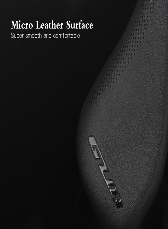 GUB Bike Seat Lightweight Carbon Fiber Bicycle Saddle Cushion with Micro Leather Cover for Road Bike and Mountain Bike - Image 2