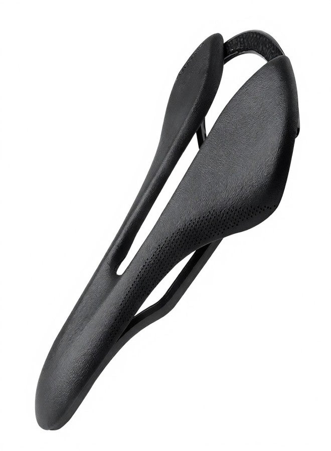 GUB Bike Seat Lightweight Carbon Fiber Bicycle Saddle Cushion with Micro Leather Cover for Road Bike and Mountain Bike - Image 1