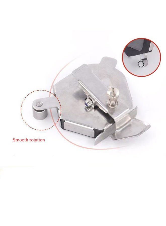 Bequilter Upgraded Multifunctional Magnetic Seam Guide for Sewing Machines, Adjustable Sewing Guide for Precise Stitching, Universal Sewing Supplies and Accessories (Silver) - Image 3