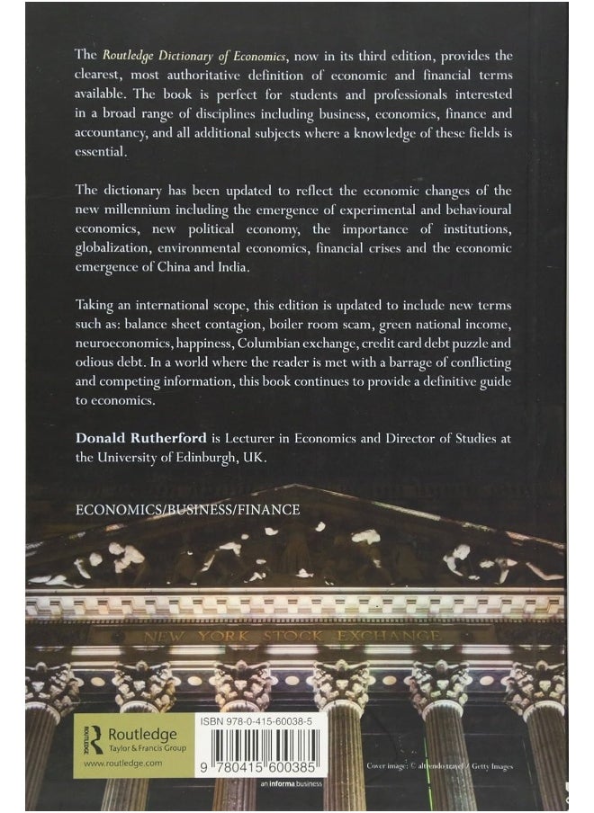 Routledge Dictionary of Economics  - Image 3