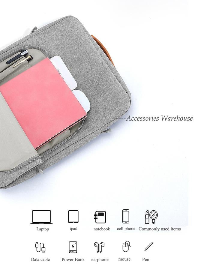 Bubm Ultra-Thin 11 Inch Tablet Messenger Bag - Lightweight Scratch-Resistant Ipad Case Wear-Resistant Thin Portable Single Shoulder Messenger Bag (With Shoulder Strap) Tablet Bag Gray - Image 5