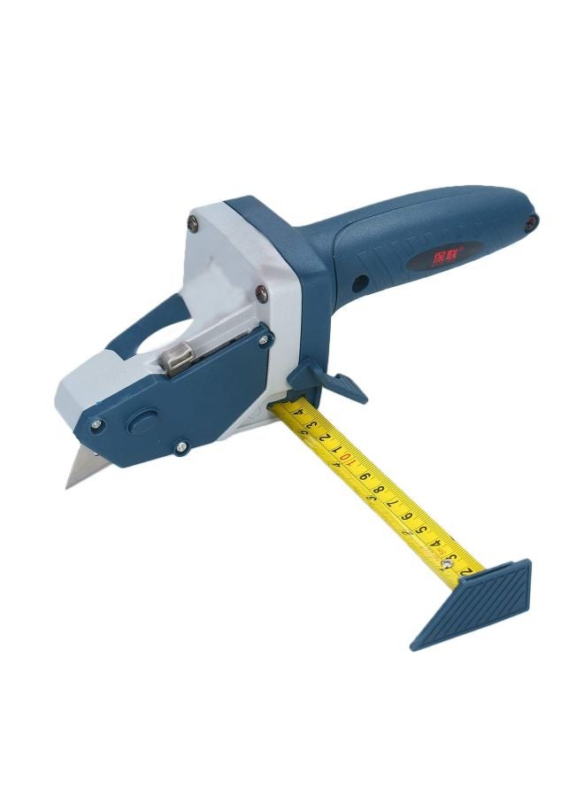 NIBEMINENT All-In-One Gypsum Cutting Tool With Measuring Tape Blue/Grey/Yellow 23x8cm - Image 1