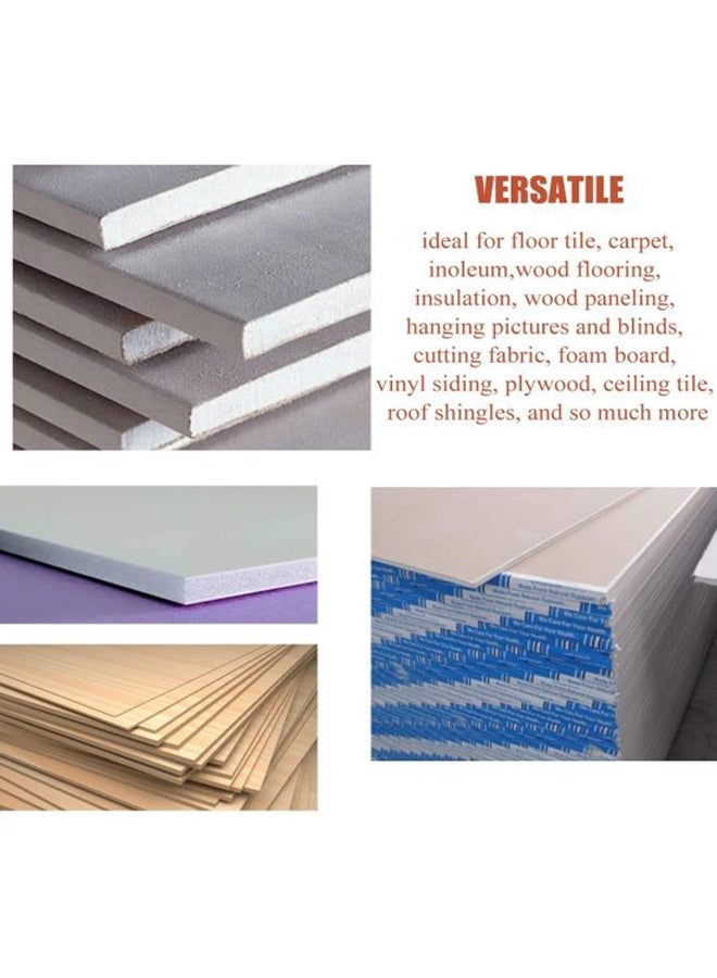 NIBEMINENT All-In-One Gypsum Cutting Tool With Measuring Tape Blue/Grey/Yellow 23x8cm - Image 5