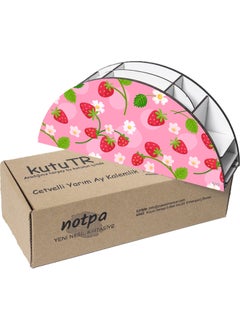 KutuTR Wooden Vip Flower Series Desktop Pen Holder Organizer with Rainbow Ruler Mounted Boxed  - Image 4