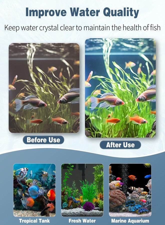 باوفلي عبوة من قطعتين من وسادات ترشيح إسفنجية بيولوجية لأحواض السمك من باوفلاي، إسفنج ترشيح 40 PPI، إسفنج قابل للقص حسب المقاس لمرشحات أحواض الأسماك والبرك والزراعة المائية، 9 بوصات × 9 بوصات × 0.5 بوصة - Image 4