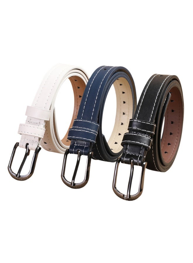 New 3 women's multifunctional waist belts, no need for punching, full body hollow out, multi-color fashionable and simple waist belt - Image 5