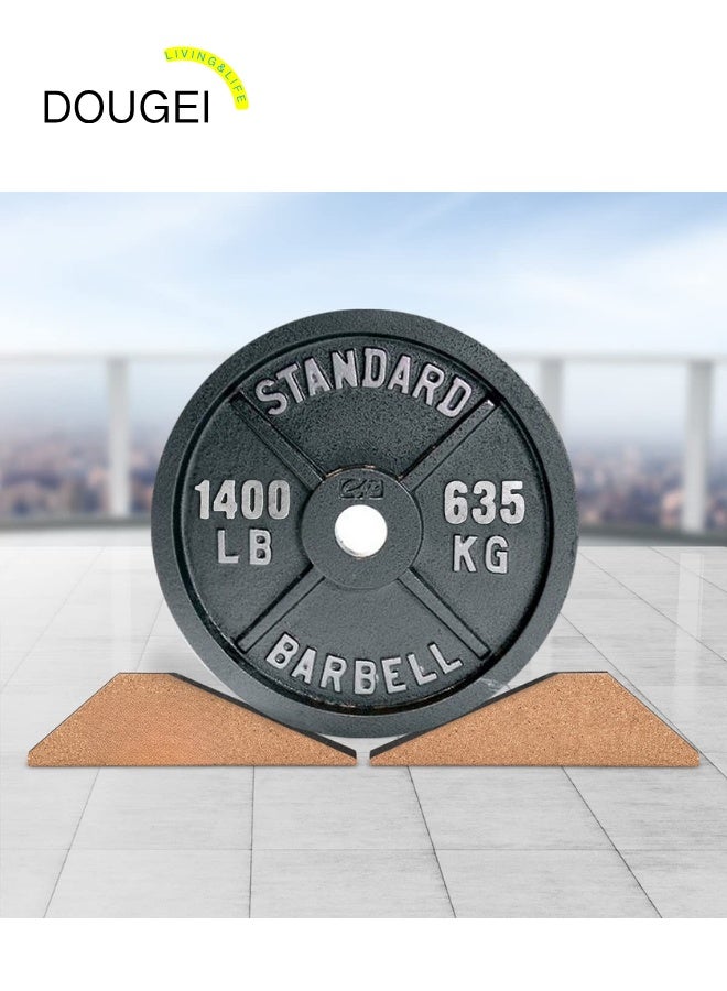 DOUGEI Squat Wedge Block 2PCS Non Slip Professional Ramp, Platform for Heel Elevated Squats and Calf Raises - Image 5