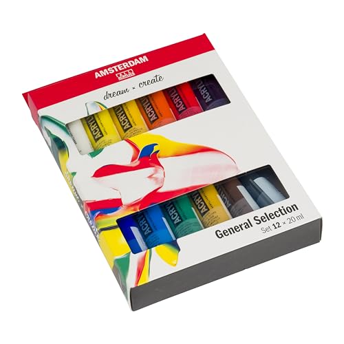 Amsterdam Acrylic Standard Series Paint Set 12x20milliliter - Image 3