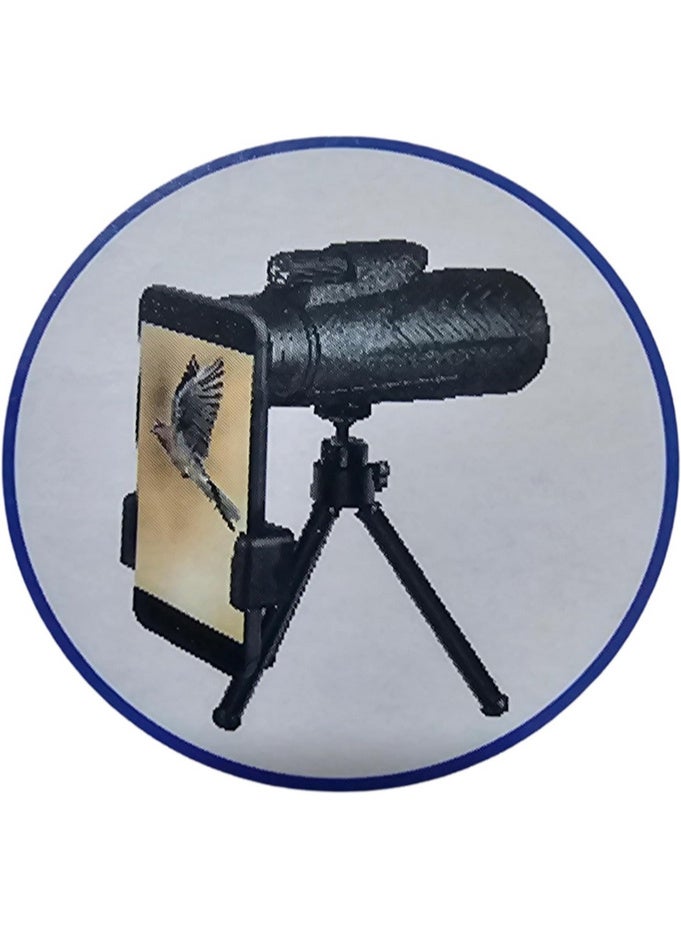 Generic 12X50 Monocular with Mount and Mobile Phone Holder for Photography 96m to 1000m Range - Image 5