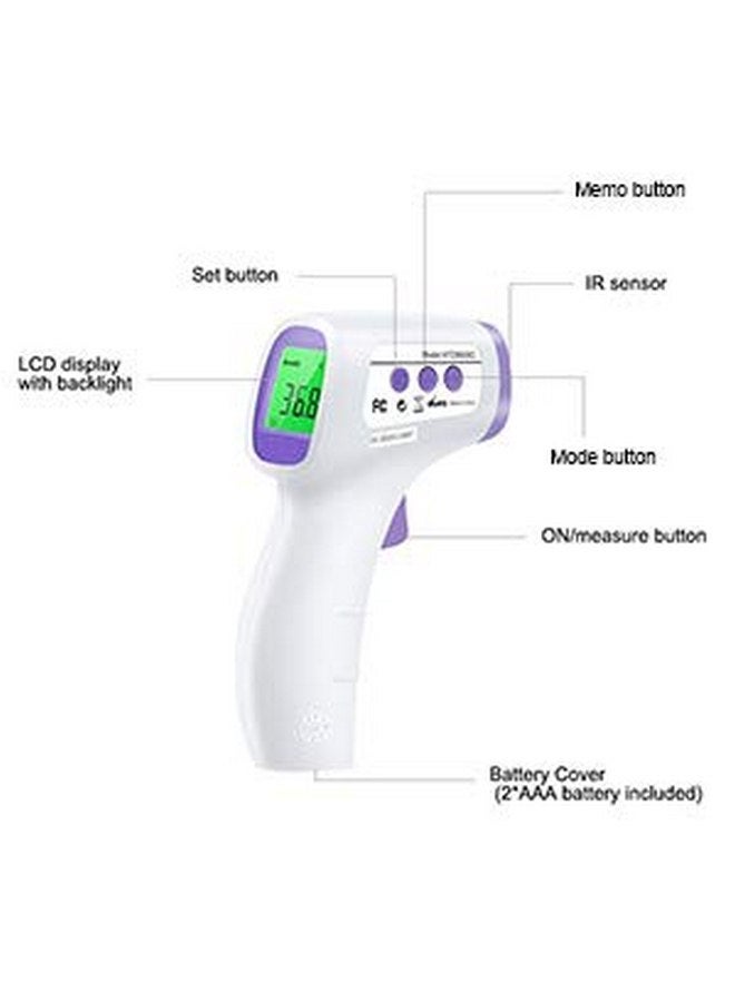 FaceLake No-Touch Forehead Thermometer, Infrared Thermometer for Adults and Kids,Digital Infrared Thermometer - Image 3