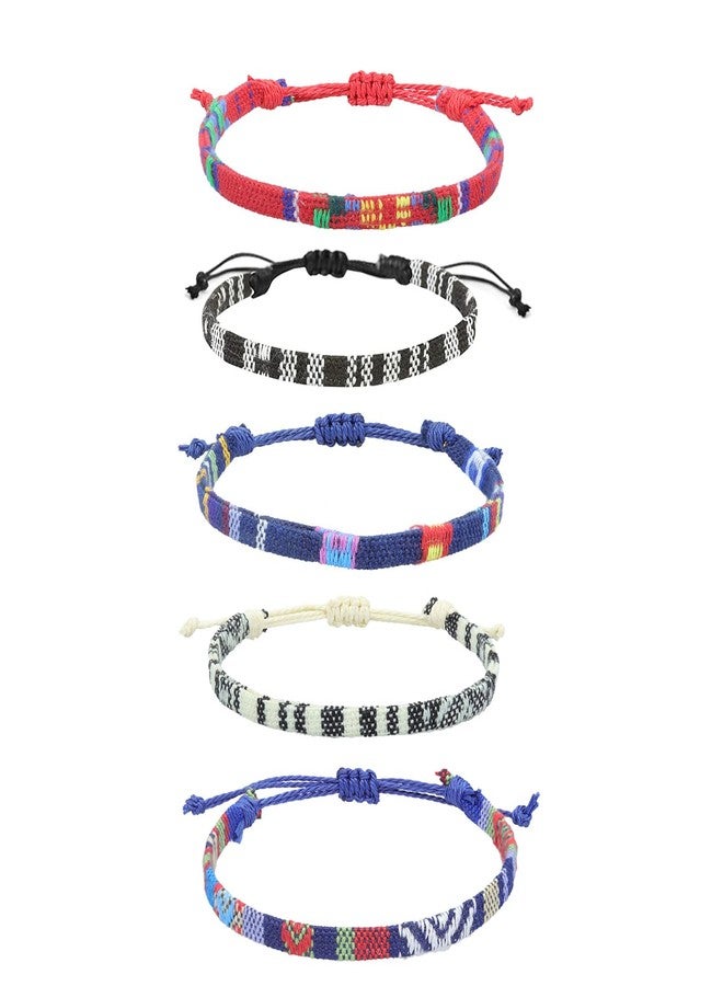 FAECEYER Boho Surfer Bracelet Anklet Adjustable String Bracelets Unisex Handmade Beach Anklet Boho Colorful Ankle Bracelet Friendship Bracelets Colorful Anklet Bracelet String Rope Jewelry - Image 1