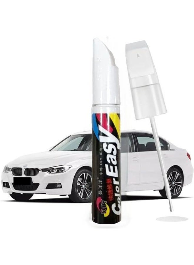 Car Paint Scratch Repair,Car Accessories Touch Up Paint for Cars,Touch Up Paint Pen,Car Scratch Repair,Car Touch Up Paint,Paint Chip Repair,Auto Touch Up Paint for Scratch Repair Various Cars (White) - Image 1