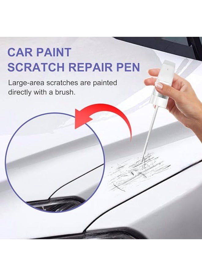 Car Paint Scratch Repair,Car Accessories Touch Up Paint for Cars,Touch Up Paint Pen,Car Scratch Repair,Car Touch Up Paint,Paint Chip Repair,Auto Touch Up Paint for Scratch Repair Various Cars (White) - Image 3