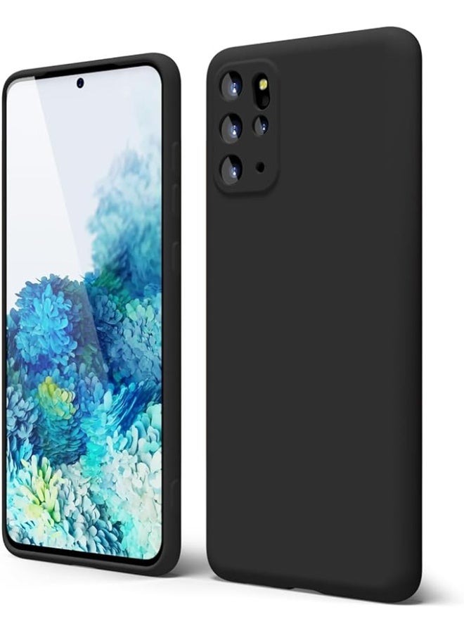 Protective Cover For  Samsung Galaxy S20 Plus , Slim Fit Soft Back TPU Case Flexible Silicone Cover Compatible For Samsung Galaxy S20 Plus - Black