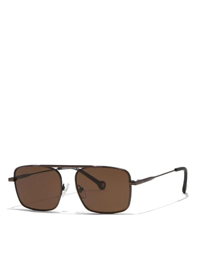 30Sundays 30Sundays HEIRLOOM,Unisex Sunglasses, Rectangle Sunglasses, UV Protection: UV400 (Brown,Brown)
